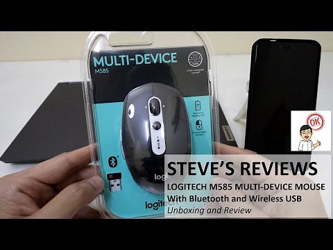 Logitech M585 Multi-device Bluetooth Wireless Mouse Unboxing and Review (Malaysia)