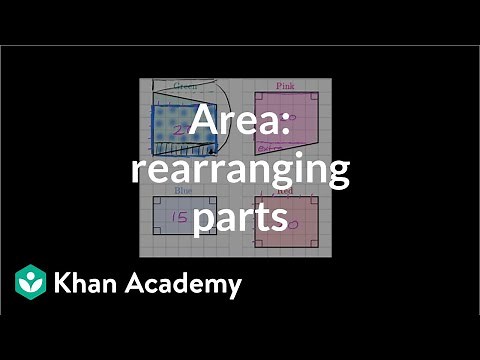 Finding area by rearranging parts | Geometry | 6th grade | Khan Academy