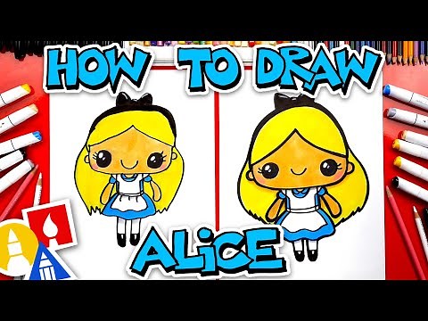How To Draw Alice In Wonderland