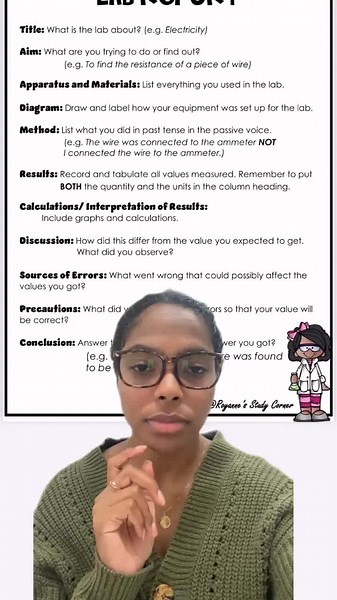 Easy Lab Report Writing Format for School | Print and Keep in Lab Book