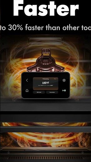 CHEF iQ MiniOven Smart Toaster Oven Air Fryer Combo