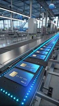 How Credit Cards Are Actually Made & Secured in the US (Full Process) #shorts