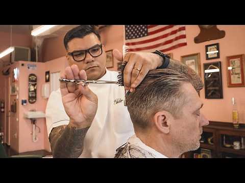 Relaxing Haircut in Orlando’s Most Charming Pink Barbershop 💈💕 | Old Florida Style at Eleanor’s