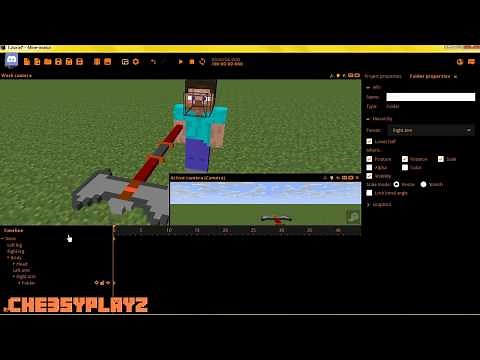 Mine-imator Tutorial ~ Item Sheet Rigs