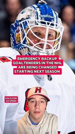Crash The Blue Paint on Instagram: "The Emergency Backup Goalie Rules Are Changing in the NHL Next Season #nhl #ebug #hockey #davidayres"