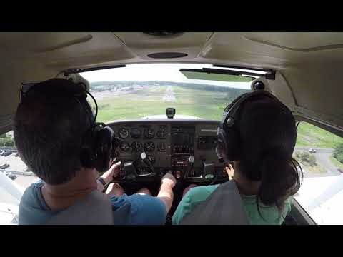 Real Flight Training: Cockpit View: Cessna 172 Landings & Go-Arounds