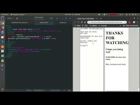 Coding A Real Time Editor With HTML CSS And Javascript