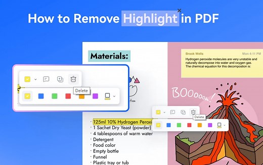 Three Easy Ways to Remove Highlight from PDF