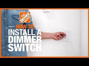 How to Install a Dimmer Switch