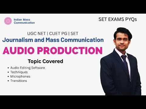 26. Audio Production PYQs| UGC NET | CUET PG