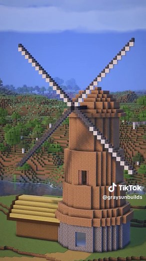 Minecraft Windmill Design Ideas