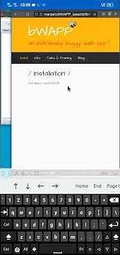 unknown database error bwapp fixed