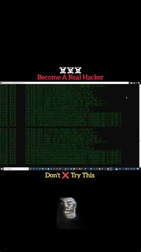☠️ Become A Real Hacker | Hidden CMD Trick 💻🖥️ #hacker