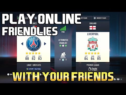 HOW TO INVITE FRIENDS IN FIFA 23|HOW TO SET UP ONLINE FRIENDLIES FIFA 23|PLAY FIFA 23 WITH FRIENDS