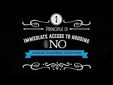 Housing First: Principles Into Practice #1