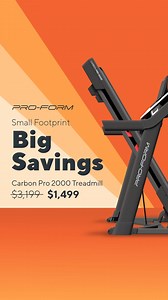 297 reactions · 20 shares | Walk, run, and hike around the globe with ProForm and an iFIT membership on the all-new Carbon Pro 2000. After your adventures, fold the deck up and out of the way! Get it now for under $2,000. | ProForm | Facebook