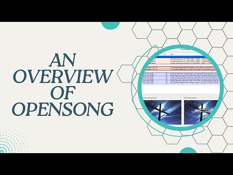An overview of OpenSong