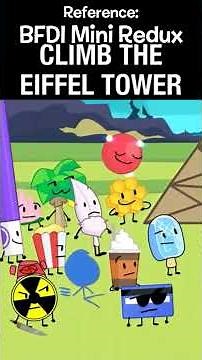 BFDI Mini Redux's First Challenge Reference from BFDI Mini #shorts #bfdi #bfdimini