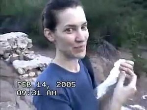 REAL ALIEN CAUGHT ON TAPE HIKING TRIP
