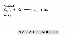 [GET ANSWER] determine the mass in grams of co2 produced if 50 grams of c5h12 is burned with o2 the reaction is shown below c5h12 o2 co2 h2o aw c 12 gmol aw h 1 gmol aw o 16 gmol
