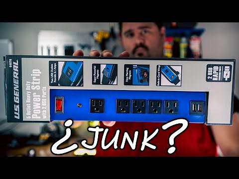 Harbor Freight Power strip test and review