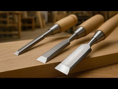 Billions of people don't know this secret😱The secret to sharpening a chisel like a carpenter