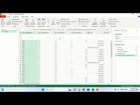 Data Cleaning in Power Query | Fix Messy Case Numbers in Excel | Episode 1