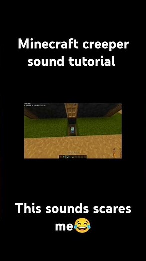 Minecraft creeper sound tutorial