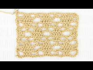 How to Crochet Diamond Lace | Step-by-Step Video Only Crochet Stitch