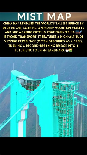 China Built the World’s Tallest Bridge 😱🌉 | Engineering Marvel with a Sky-High View