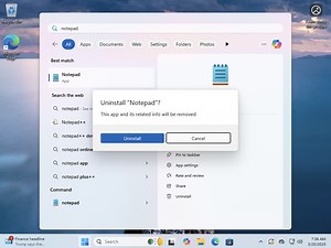 Cara Uninstall Notepad di Windows 11