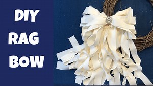 DIY Rag Bow Tutorial