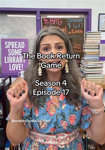 9.24.26📚S4E17📚 The one that draws blood ➡️ Other possible titles: The one that was better than the original or The one with the subtle foreshadowing #bookreturngame #bookish #game #librarian #checkin