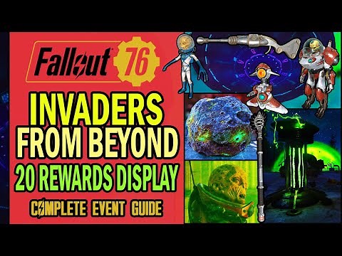 Invader From Beyond Complete Event Guide & 20 New Rewards Display | Fallout 76 Update 33