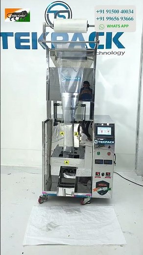 🍿 Automatic Snacks Packing Machine for Supermarkets | TEKPACK Tamil Nadu 🏭 #SnacksPackingMachine