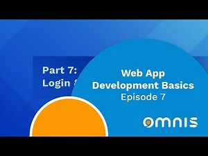 Login & Navigation: Episode 7 of the series Web App Development Basics with Omnis Studio