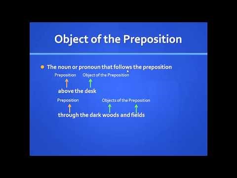 Prepositional Phrases