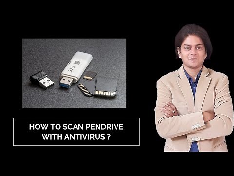 how to scan pendrive with antivirus?