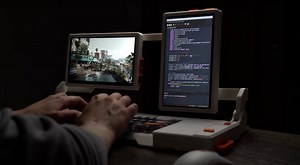 DIY Dual-Screen Cyberdeck Computer is a Retro-Futuristic Raspberry Pi Masterpiece — GeekTyrant