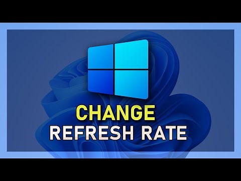 Windows 11 - How To Change Monitor Refresh Rate