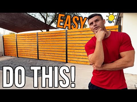 Horizontal Fence Build A to Z