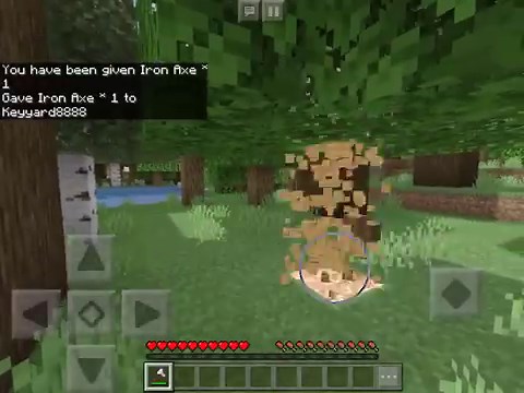TreeCapitator addon for Minecraft PE 1.21.23