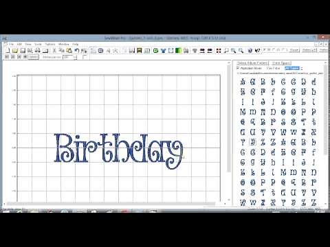 SewWhatPro - Tutorial - Text