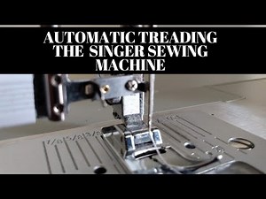 How to use the automatic threader on a singer sewing machine - Automatic needle treader singer 4452