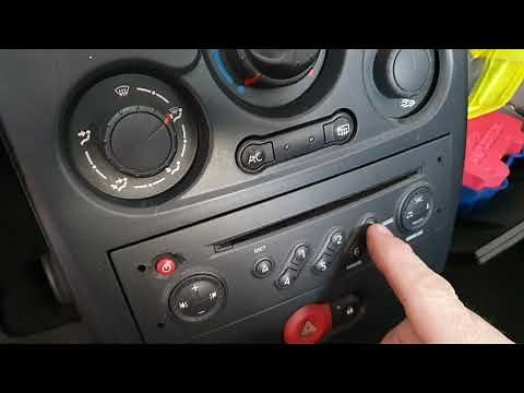 Código radio renault clio