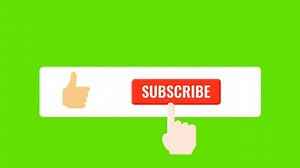 Subscribe, Button, Subscription. Free Stock Video