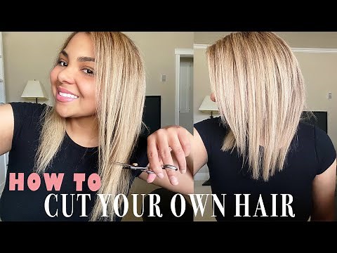 HOW TO CUT YOUR OWN HAIR AT HOME | DIY Layered Haircut Tutorial
