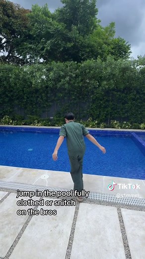 Jump in the Pool Fully Clothed! Fun at the Swimming Pool