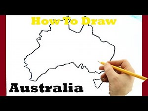 How to Draw Australia Easy Step by Step-Draw Idea