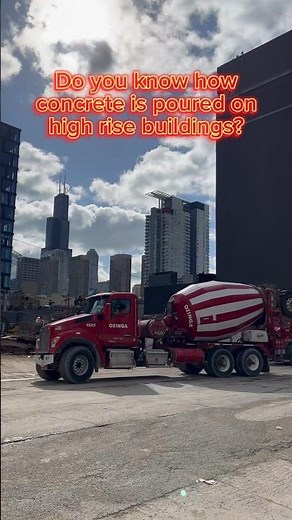 How Concrete is poured on High Rise Buildings